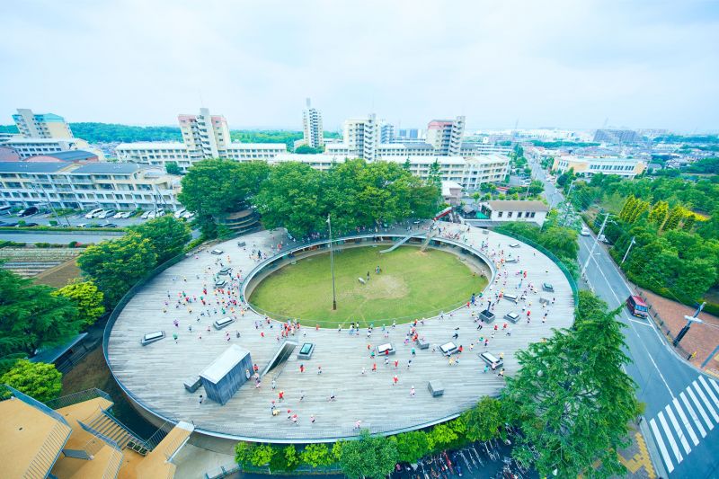 tòa nhà mang tính biểu tượng trường mẫu giáo Fuji tòa nhà mang tính biểu tượng trường mẫu giáo Fuji